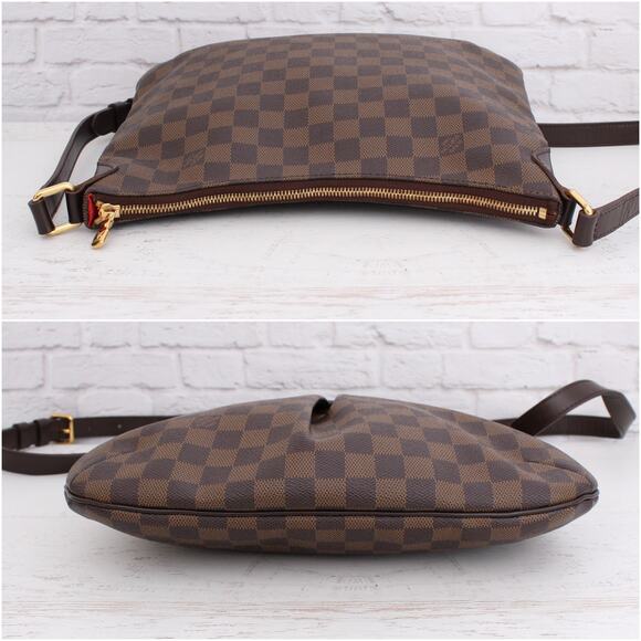 Louis Vuitton Bloomsbury PM Crossbody Damier Ebene Purse Handbag Messenger A2450 - Picture 7 of 12